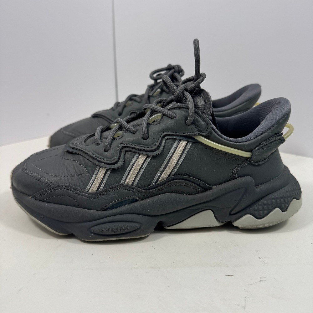 Adidas Ozweego Women Sneakers Gray Leather Adiprene Shoes Size US 6.5 - Picture 2 of 12